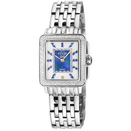 GV2 by Gevril Padova Gemstone Diamond Mother of Pearl Dial Ladies Watch (Art: 12332B)