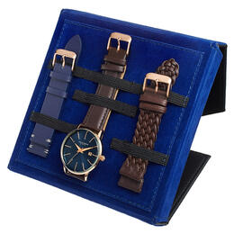 Akribos XXIV Quartz Blue Dial Mens Watch ak1104rgbu-s
