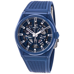 Zenith DEFY Classic Automatic Blue Skeleton Dial Mens Watch 49.9003.670/51.r793