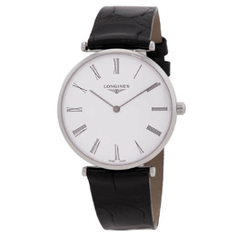 Longines La Grande Quartz White Dial Ladies Watch L4.866.4.11.B