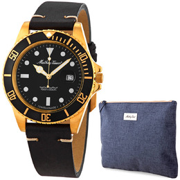 Mathey-Tissot Mathey Vintage Quartz Black Dial Mens Watch H9010PLN