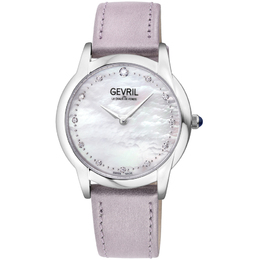 Ladies Watch Gevril Airolo Diamond Mother of Pearl Dial - Art. 13041