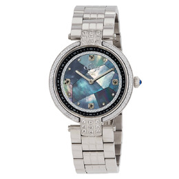 GV2 by Gevril Matera Diamond Mother of Pearl Dial Ladies Watch 35mm