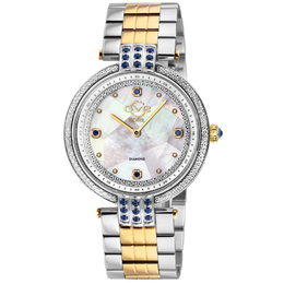 Gevril Matera Diamond Mother of Pearl Dial Ladies Watch - Model 12809B