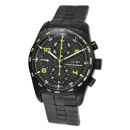 Pre-owned Porsche Design Chronograph Spider Automatic Digital Black Dial Mens Watch 6010.1.05.006.01.2