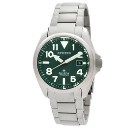 Citizen Promaster Tough Eco-Drive Green Dial Mens Watch BN0241-59W