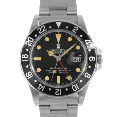 Pre-Owned Rolex GMT-Master II 16750 BKSO Automatic Chronometer Mens Watch (black, arb26163)