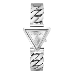 Guess Frame Quartz Silver Dial Ladies Watch gw0859l1