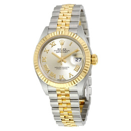 Rolex Lady Datejust Silver Dial Steel and 18K Yellow Gold Jubilee Watch 279173SRJ m279173-0005