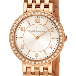 Carl F. Bucherer Adamavi Ladies Watch - 00.10308.03.16.31 with 18K Rose Gold Case and Bracelet
