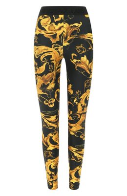 Versace Jeans Couture: Легинсы из полиэстера 
