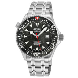 Gevril Hudson Yards Automatic Black Dial Mens Watch 48850B
