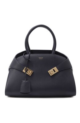 Ferragamo: Синяя сумка 