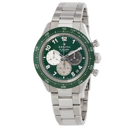 Zenith Chronomaster Aaron Rodgers Edition Automatic Green Dial Mens Watch 033117360056m3100