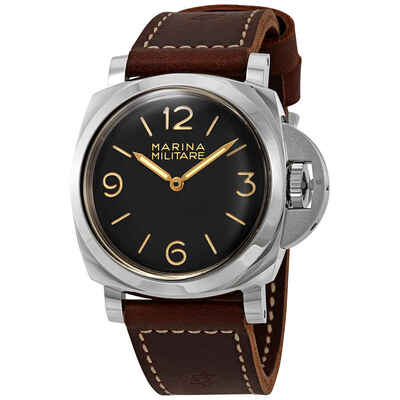 Panerai Luminor 1950 Mens Limited Edition Hand Wound Watch PAM00673 (black, arb6319)