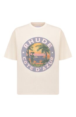 Rhude: Хлопковая футболка 