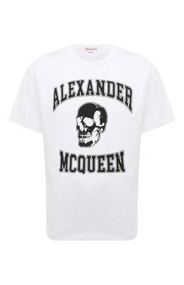 Alexander McQueen: Хлопковая футболка 