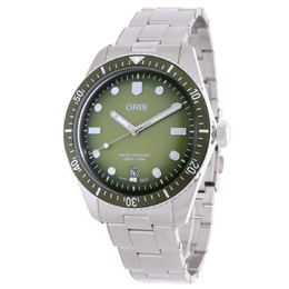 Oris Divers Sixty-Five Automatic Green Dial Mens Watch 01 733 7707 4057-07 8 20 18