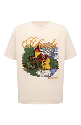 Rhude: Хлопковая футболка 