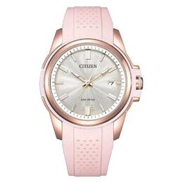 Citizen Weekender Eco-Drive Beige Dial Ladies Watch FE6138-05B