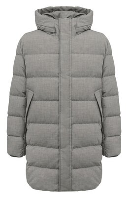 Corneliani: Пуховик с капюшоном 