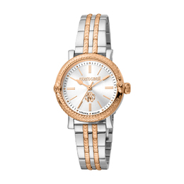 Roberto Cavalli Fashion Watch Quartz Silver Dial Ladies Watch rv1l193m0101
