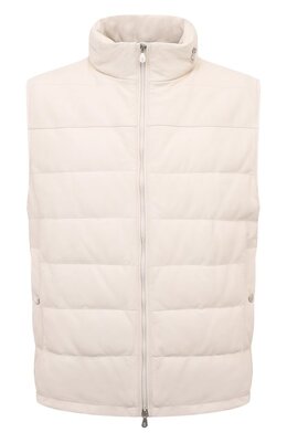 Brunello Cucinelli: Кожаный жилет 