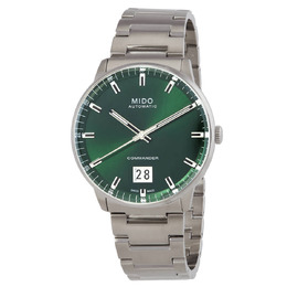Mido Commander Big Date Automatic Green Dial Mens Watch m0216261109100
