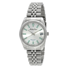 Mathey-Tissot Mathy Day-Date Quartz Silver Dial Ladies Watch d510as