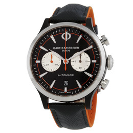 Baume & Mercier Capeland Chronograph Quartz Black Dial Mens Watch m0a10451