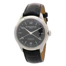 Baume & Mercier Clifton GMT Automatic Black Dial Mens Watch m0a10302
