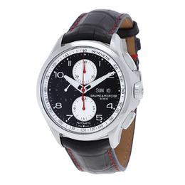 Baume & Mercier Clifton Chronograph Automatic Black Dial Mens Watch m0a10372