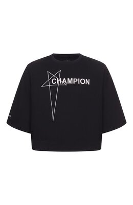 Rick Owens: Хлопковая футболка  Champion
