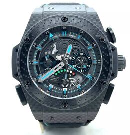 Pre-owned Hublot King Power F1 Abu Dhabi Black Dial Mens Watch 719.qm.1729.nr.fad11
