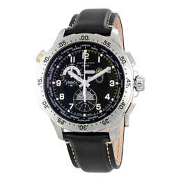Hamilton Worldtimer Chronograph Black Dial Mens Watch h76714735