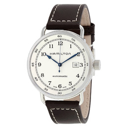 Hamilton Khaki Navy Pioneer Automatic Silver Dial Mens Watch h77715553