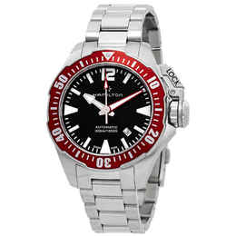 Hamilton Khaki Navy Automatic Black Dial Mens Watch h77725135