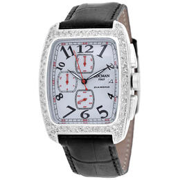 Locman Classic Chronograph Quartz Grey Dial Ladies Watch 487ag2d/bk