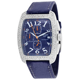 Locman Classic Chronograph Quartz Blue Dial Ladies Watch 487bl2d