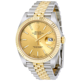Rolex Datejust 126333csj Champagne Dial Steel and Yellow Gold Jubilee Mens Watch