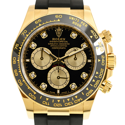 Rolex Daytona Chronograph Diamond Black Dial Mens Watch 126518LN-0006 (black, arb4549)