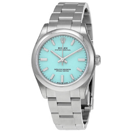 Rolex Oyster Perpetual 31 Automatic Chronometer Turquoise Blue Dial Ladies Watch 277200TQBLSO m277200-0007