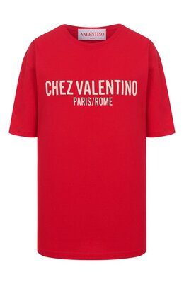 Valentino: Хлопковая футболка 
