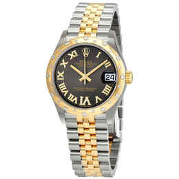 Rolex Datejust 31 Dark Grey Dial Automatic Ladies Steel and 18kt Yellow Gold Jubilee Watch 278343dgydrj