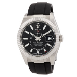 Rolex Sky-Dweller GMT Automatic Chronometer Black Dial Mens Watch 336239-0002