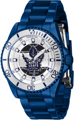 Invicta NHL 42210: Toronto Maple Leafs Quartz Blue Dial Ladies Watch