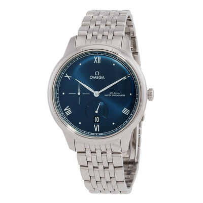 Omega De Ville Mens Automatic Blue Dial Watch Ref 434.10.41.21.03 434.10.41.21.03.002 (blue, arb3224)