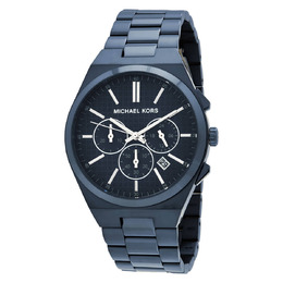 Michael Kors Lennox Chronograph Quartz Blue Dial Ladies Watch, Model mk9147