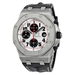 Audemars Piguet Royal Oak Offshore Chronograph Tachymeter Silver Dial Mens Watch 26170ST.OO.D101CR.02