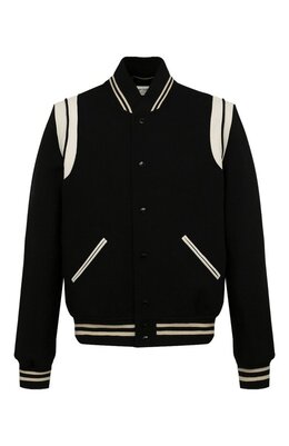 Saint Laurent: Куртка из шерсти 